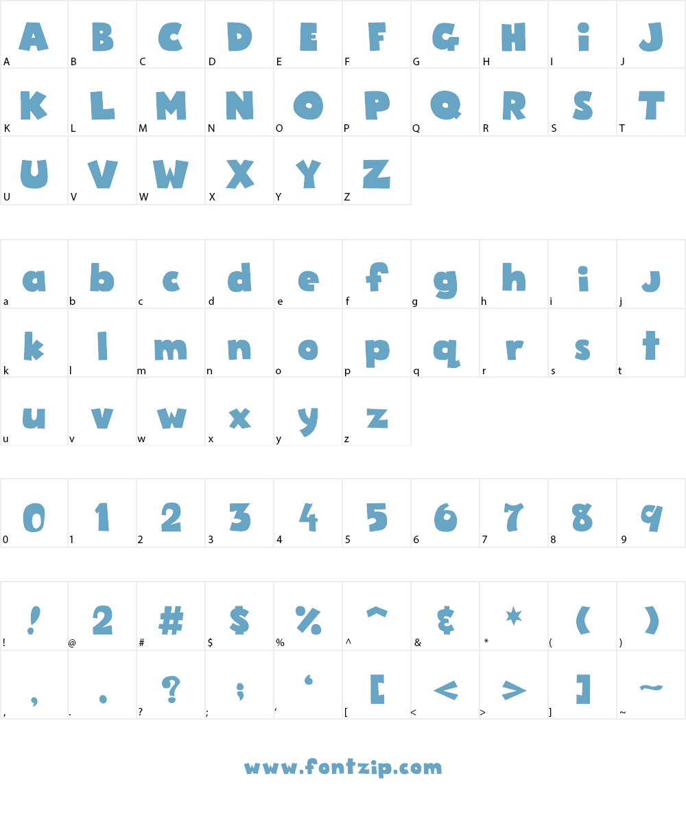 Imaginary Images Font Character
